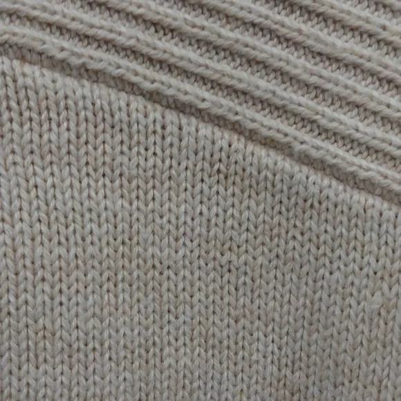 Eddie Bauer TXL Beige/Cream Cotton Crewneck Sweater - Picture 9 of 11